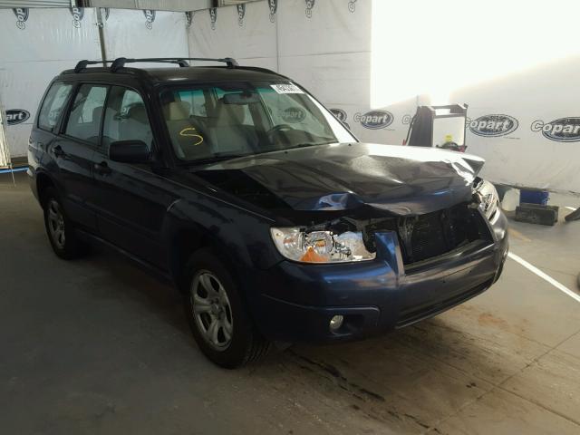 JF1SG636X6H746365 - 2006 SUBARU FORESTER BLUE photo 1