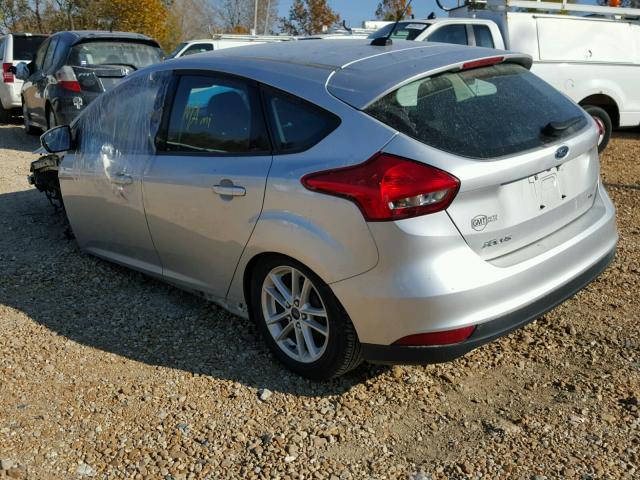 1FADP3K28FL301142 - 2015 FORD FOCUS SE GRAY photo 3