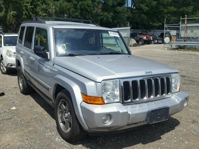 1J8HG48P97C653614 - 2007 JEEP COMMANDER SILVER photo 1