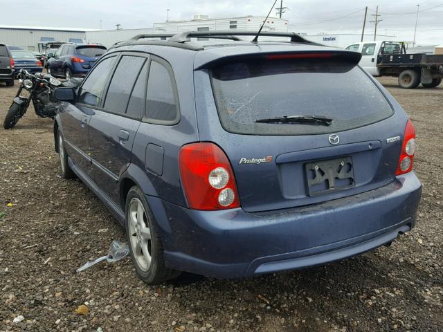 JM1BJ245921459967 - 2002 MAZDA PROTEGE PR BLUE photo 3