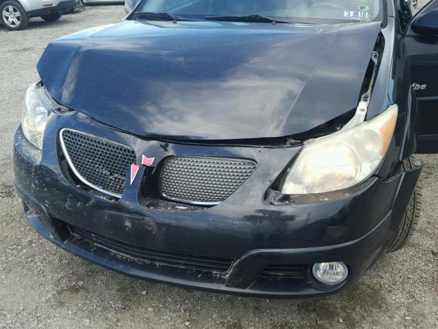 5Y2SL65886Z444149 - 2006 PONTIAC VIBE BLACK photo 9