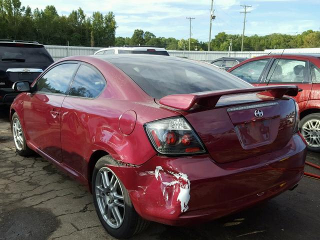JTKDE177750020872 - 2005 TOYOTA SCION TC 勃艮第红 照片 3