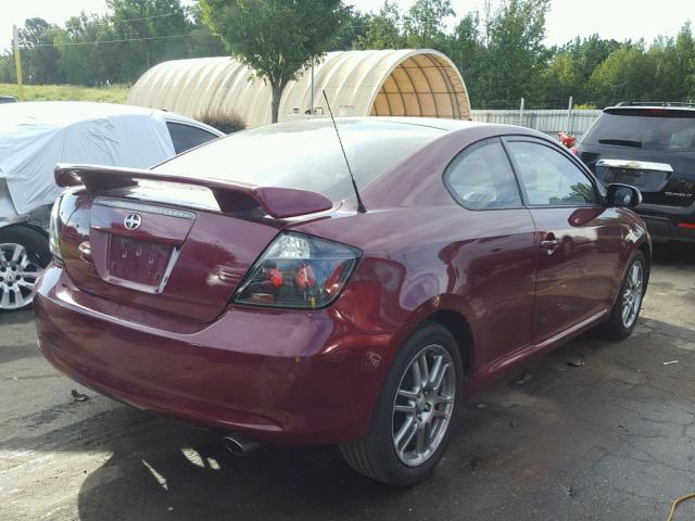 JTKDE177750020872 - 2005 TOYOTA SCION TC 勃艮第红 照片 4