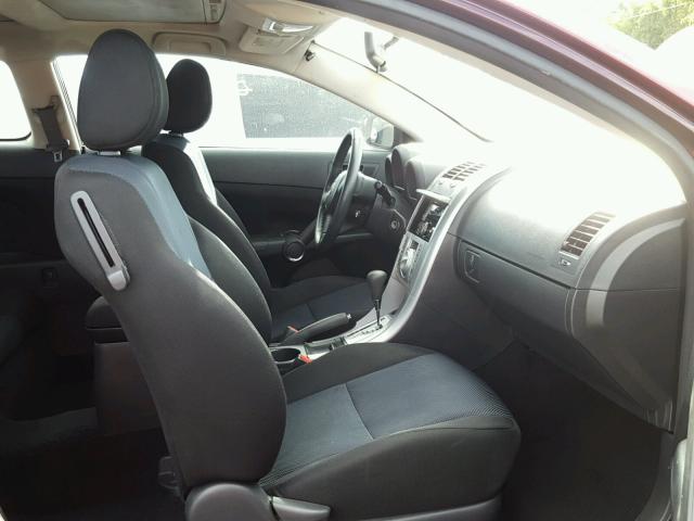 JTKDE177750020872 - 2005 TOYOTA SCION TC 勃艮第红 照片 5