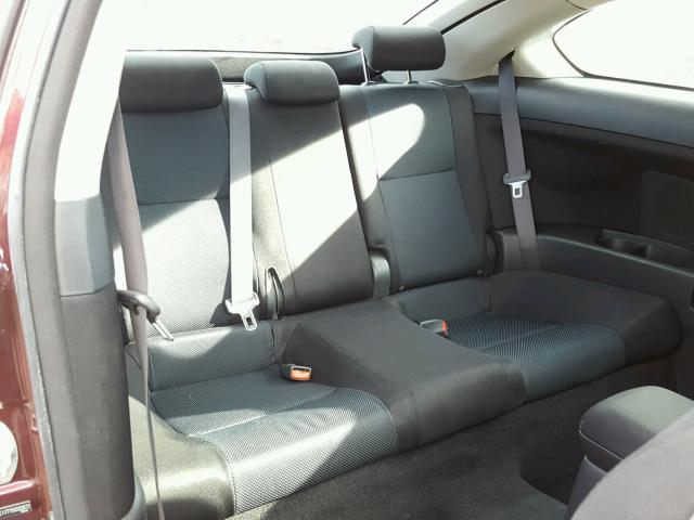 JTKDE177750020872 - 2005 TOYOTA SCION TC 勃艮第红 照片 6