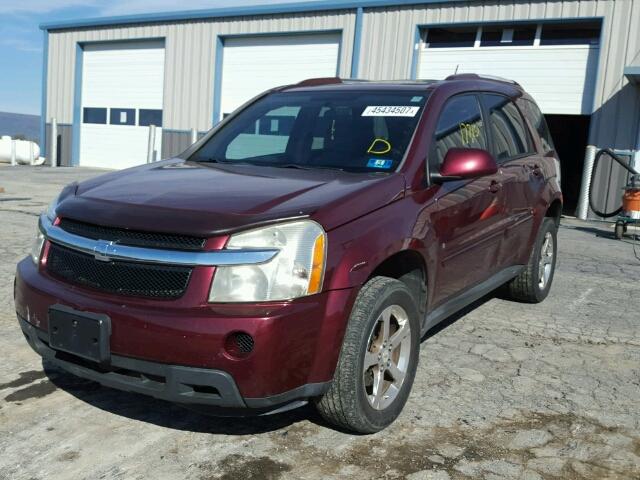 2CNDL63F276088154 - 2007 CHEVROLET EQUINOX LT MAROON photo 2