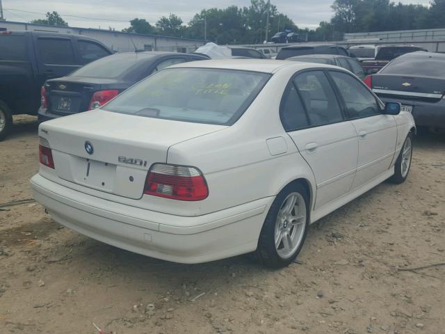 WBADN53472GC98930 - 2002 BMW 540 I WHITE photo 4