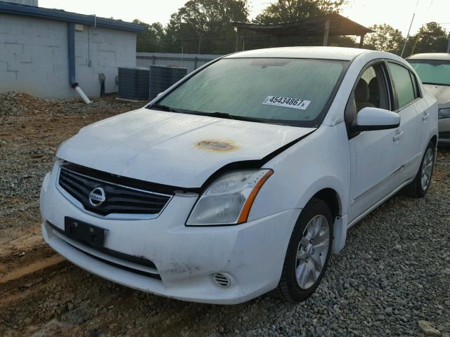 3N1AB6AP0BL712658 - 2011 NISSAN SENTRA 2.0 WHITE photo 2