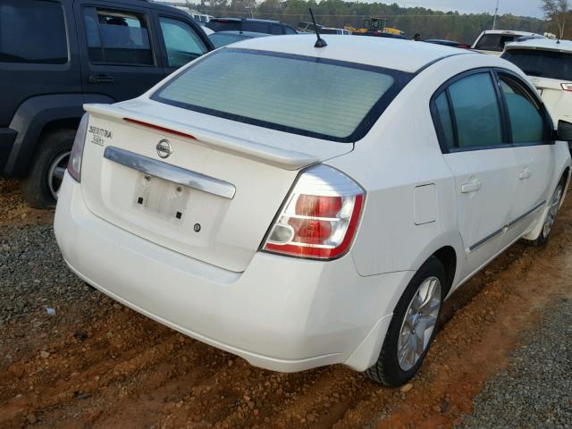 3N1AB6AP0BL712658 - 2011 NISSAN SENTRA 2.0 WHITE photo 4