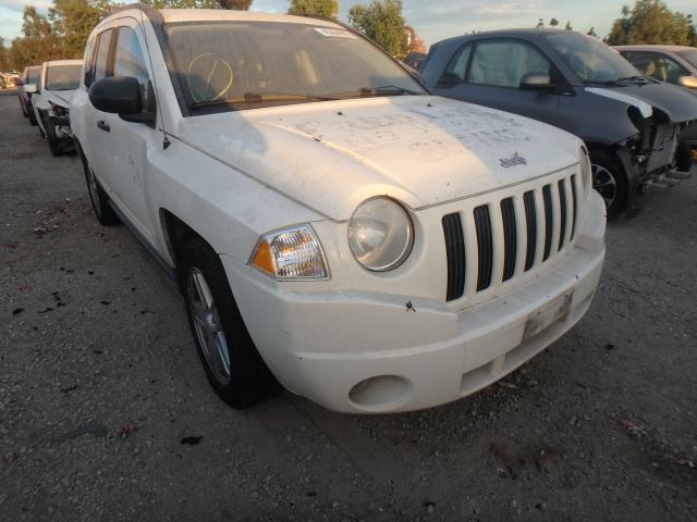 1J8FT47088D691886 - 2008 JEEP COMPASS SP WHITE photo 1