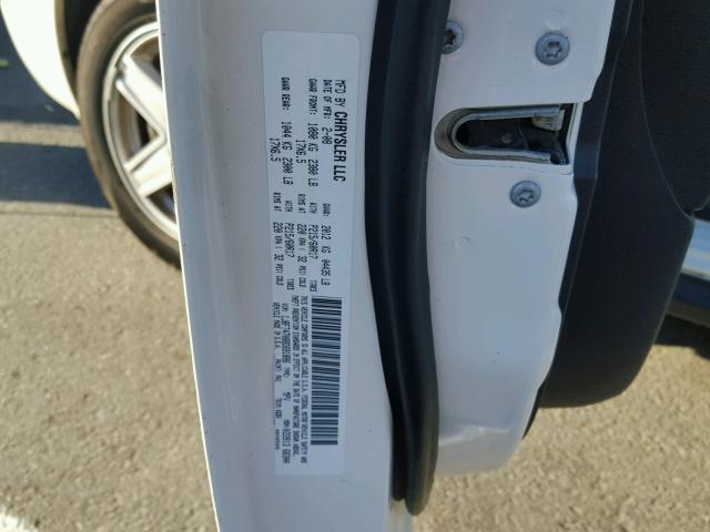 1J8FT47088D691886 - 2008 JEEP COMPASS SP WHITE photo 10