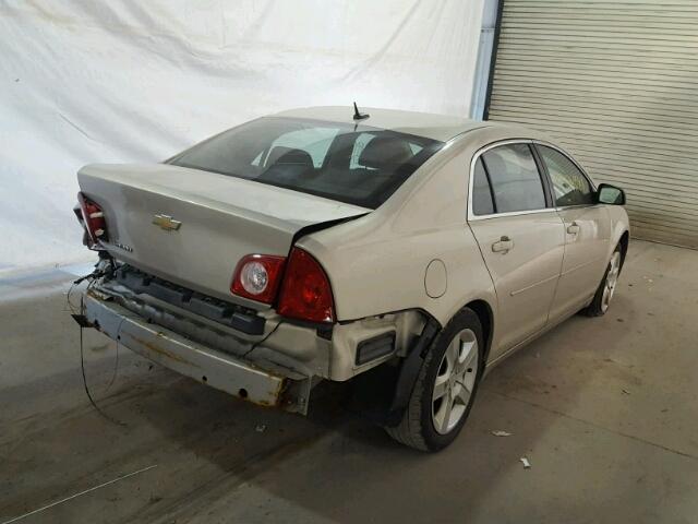 1G1ZB5EB4AF117242 - 2010 CHEVROLET MALIBU LS 棕色 照片 4