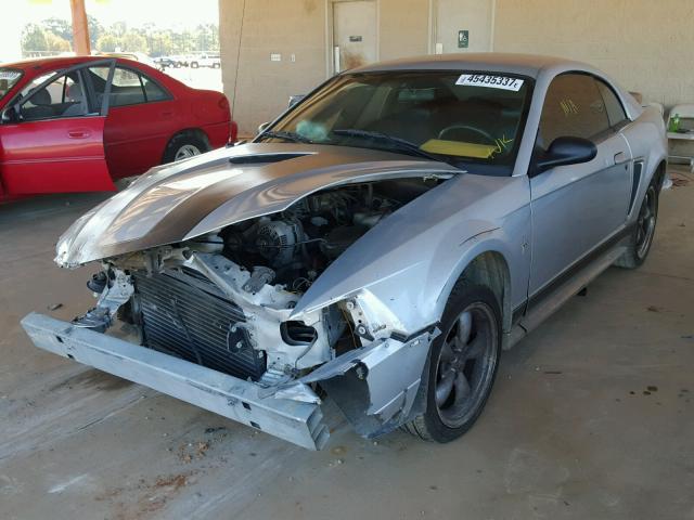 1FAFP4045YF267567 - 2000 FORD MUSTANG GRAY photo 2