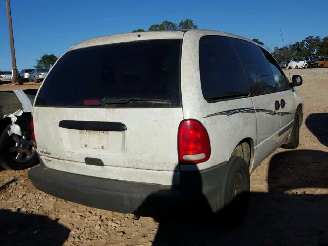 2B4GP25G4YR843757 - 2000 DODGE CARAVAN WHITE photo 4