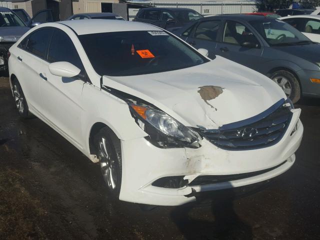 5NPEC4AB6CH374513 - 2012 HYUNDAI SONATA SE WHITE photo 1