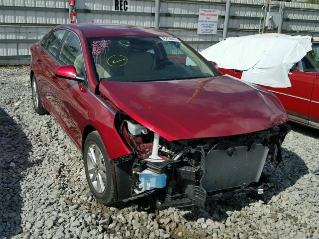 5NPE24AF5GH297127 - 2016 HYUNDAI SONATA SE RED photo 1