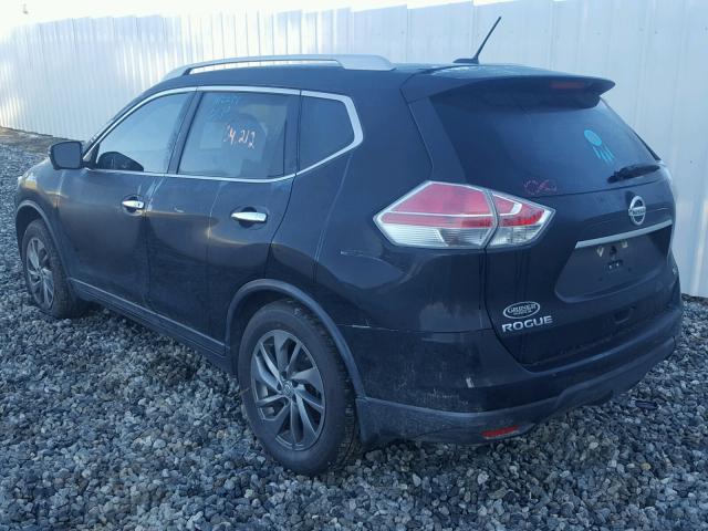 5N1AT2MT4FC891182 - 2015 NISSAN ROGUE S BLACK photo 3