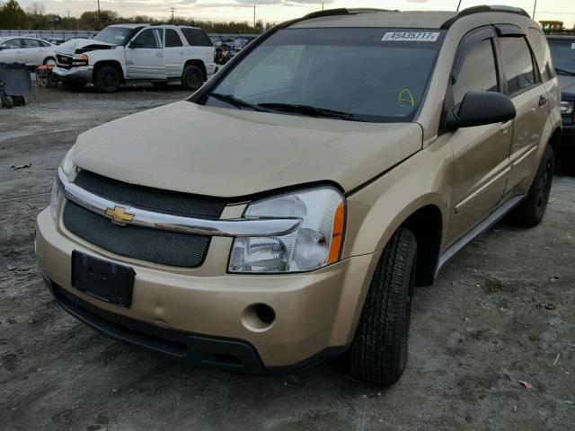 2CNDL23F676066506 - 2007 CHEVROLET EQUINOX LS GOLD photo 2