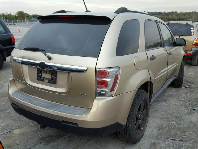 2CNDL23F676066506 - 2007 CHEVROLET EQUINOX LS GOLD photo 4