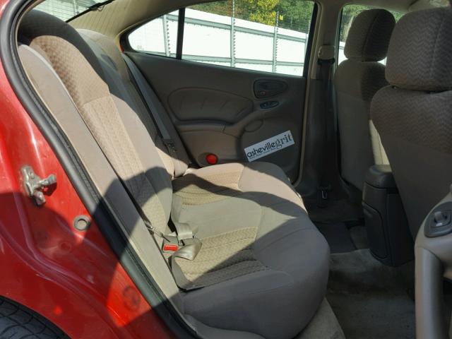 1G2NF52F14M618627 - 2004 PONTIAC GRAND AM S RED photo 6