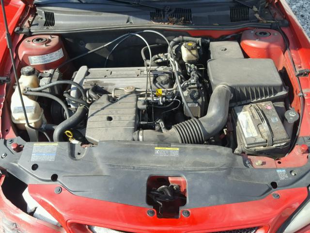 1G2NF52F14M618627 - 2004 PONTIAC GRAND AM S RED photo 7
