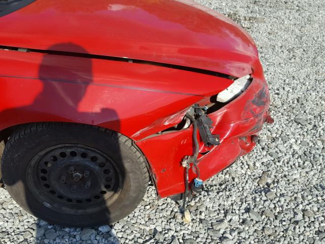 1G2NF52F14M618627 - 2004 PONTIAC GRAND AM S RED photo 9