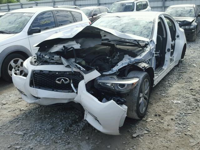 JN1EV7AP1HM738585 - 2017 INFINITI Q50 PREMIU WHITE photo 2