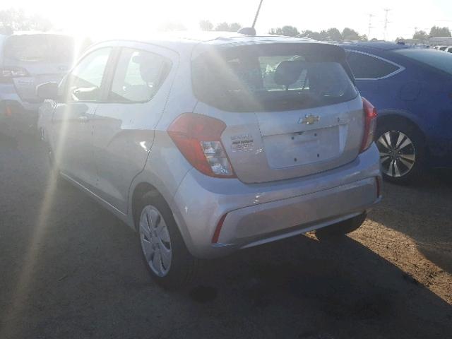 KL8CB6SA3JC422594 - 2018 CHEVROLET SPARK LS SILVER photo 3