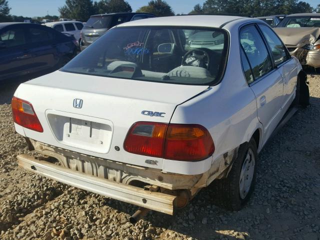 2HGEJ8640YH598482 - 2000 HONDA CIVIC EX WHITE photo 4