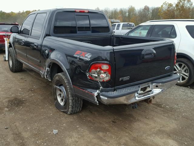 1FTRW08L03KB16991 - 2003 FORD F150 SUPER BLACK photo 3