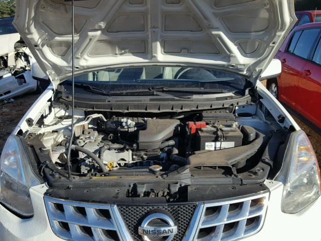 JN8AS5MT0CW253759 - 2012 NISSAN ROGUE S WHITE photo 7