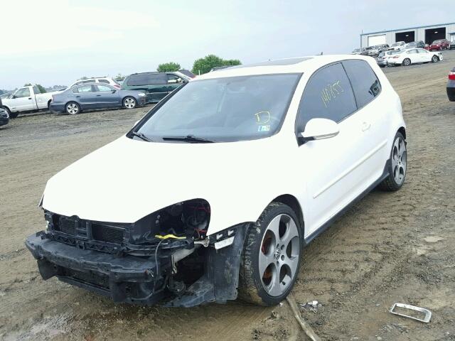 WVWEV71K46W079260 - 2006 VOLKSWAGEN NEW GTI WHITE photo 2