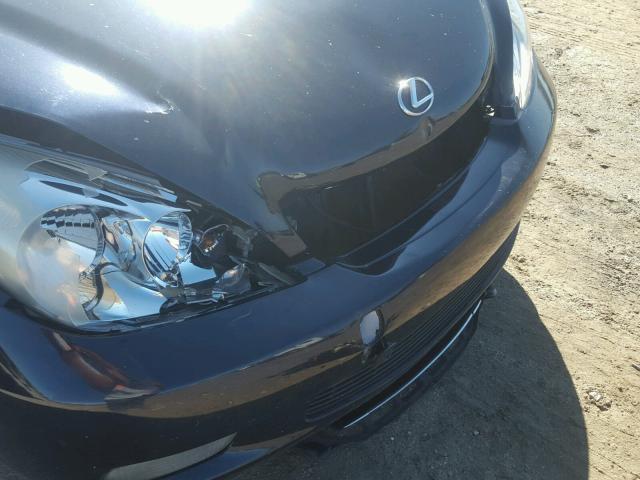 JTHBA30G545054843 - 2004 LEXUS ES 330 BLUE photo 9