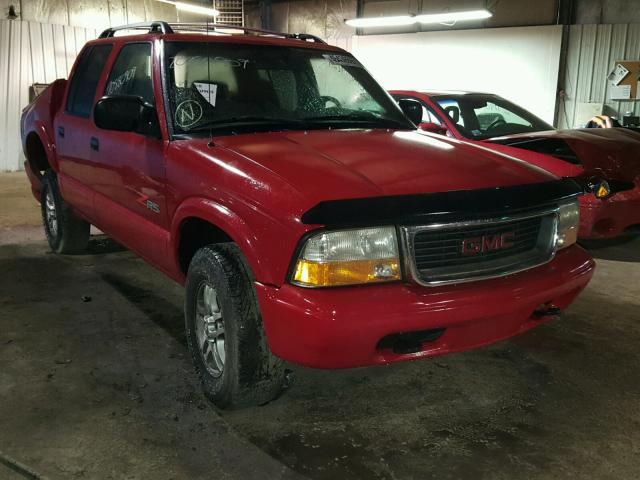 1GTDT13X14K143427 - 2004 GMC SONOMA RED photo 1