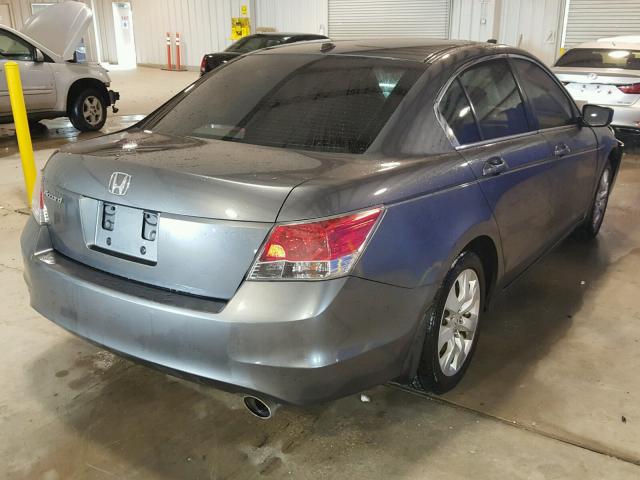 JHMCP26808C061195 - 2008 HONDA ACCORD EXL GRAY photo 4