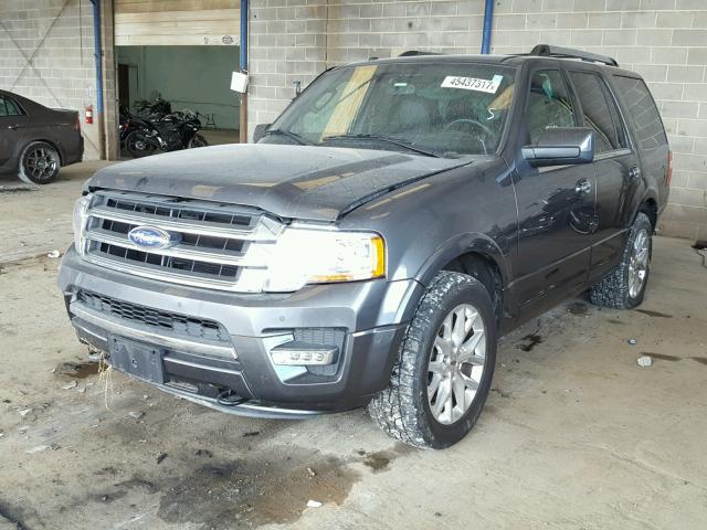 1FMJU2AT8FEF12321 - 2015 FORD EXPEDITION GRAY photo 2