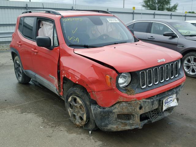 ZACCJBAB4JPH07958 - 2018 JEEP RENEGADE S ORANGE photo 1