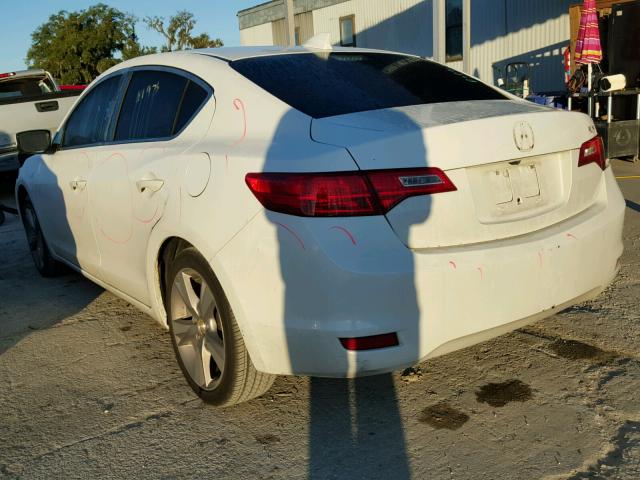 19VDE1F35EE014381 - 2014 ACURA ILX 20 WHITE photo 3