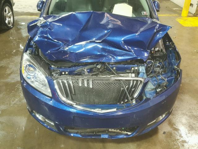 1G4PP5SK4E4114570 - 2014 BUICK VERANO BLUE photo 7