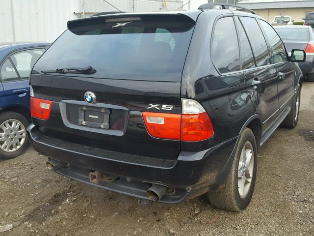 5UXFB53546LV27716 - 2006 BMW X5 BLACK photo 4