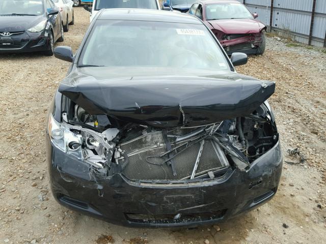 4T1BB46K69U098598 - 2009 TOYOTA CAMRY BLACK photo 9