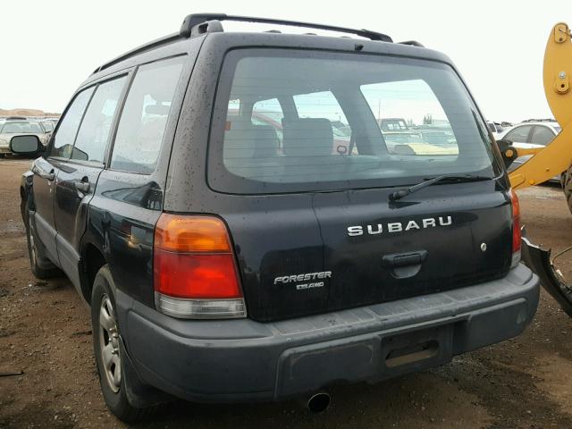 JF1SF6352XH717289 - 1999 SUBARU FORESTER BLACK photo 3