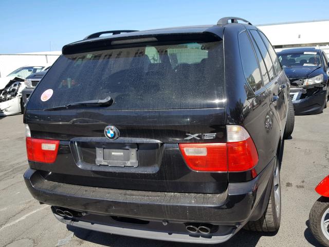 5UXFB33503LH44893 - 2003 BMW X5 4.4I BLACK photo 4