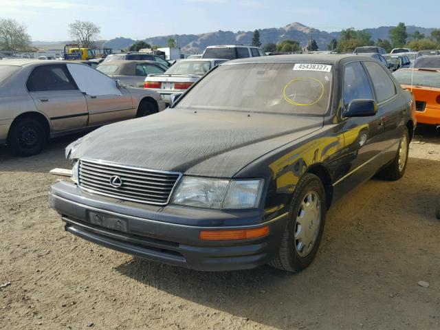 JT8BH22FXT0052480 - 1996 LEXUS LS BLACK photo 2