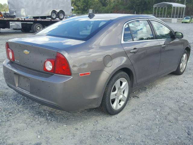 1G1ZA5EU8CF191092 - 2012 CHEVROLET MALIBU LS 棕色 照片 4