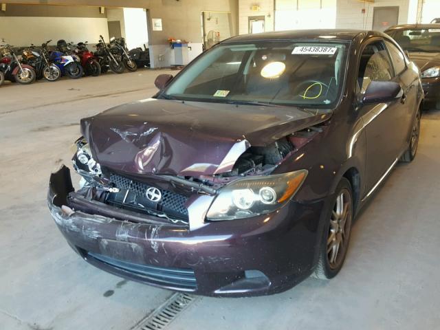 JTKDE167680251932 - 2008 TOYOTA SCION TC 紫色 照片 2