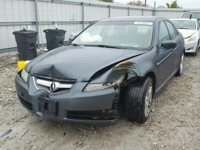 19UUA66264A064278 - 2004 ACURA TL GRAY photo 2