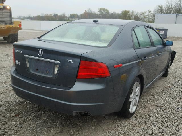 19UUA66264A064278 - 2004 ACURA TL GRAY photo 4