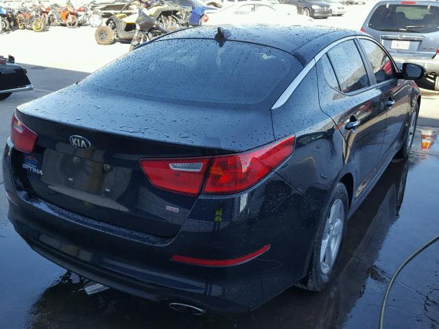 5XXGM4A73FG450156 - 2015 KIA OPTIMA LX BLACK photo 4