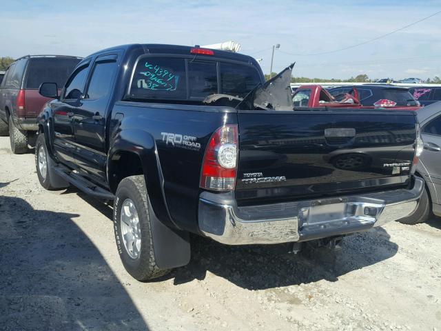 5TFJU4GN8DX034394 - 2013 TOYOTA TACOMA DOU BLACK photo 3